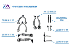 TMAIRSUS Front Suspension Control Arms Kit untuk Mercedes W205