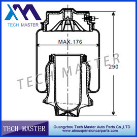 Air Strut Bag Untuk Mercedes W164 1643201025 Bellow Suspensi Udara Belakang