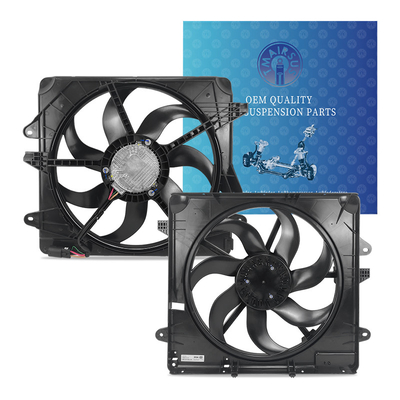 Plastik Cooling Radiator Fan Assembly Untuk Jeep Wrangler Bagian Sistem Pendingin Mesin Mobil 68211602ABD