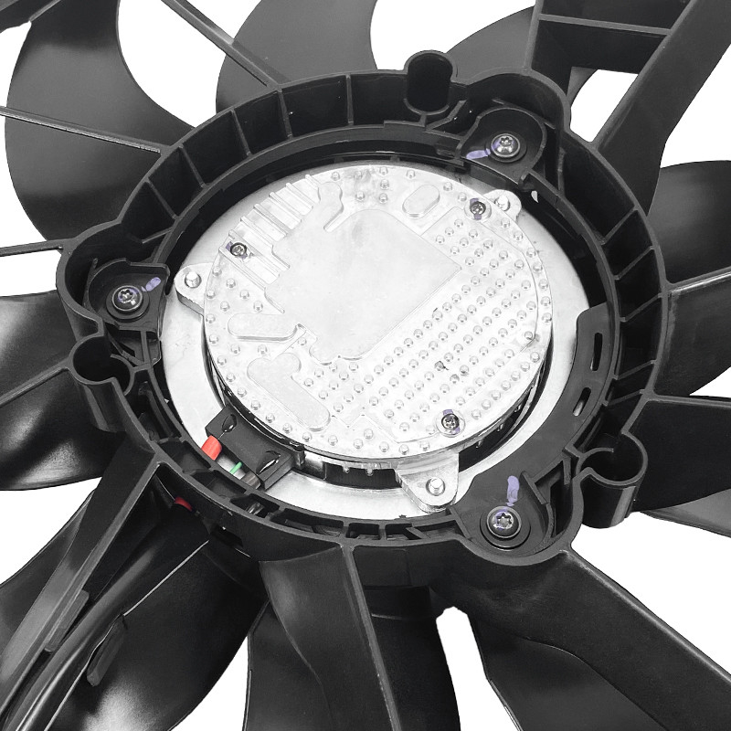Plastik Cooling Radiator Fan Assembly untuk Jeep Wrangler JL 2018-2022 Gladiator 68272755AB 68272755AD