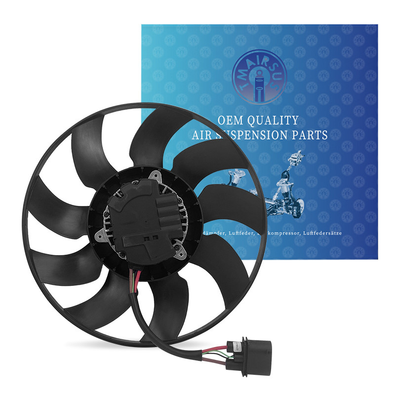 Mobil Radiator Fan Assembly untuk Audi Q7 2016 OEM 8W0959455b Bagian Sistem Pendingin Efektif