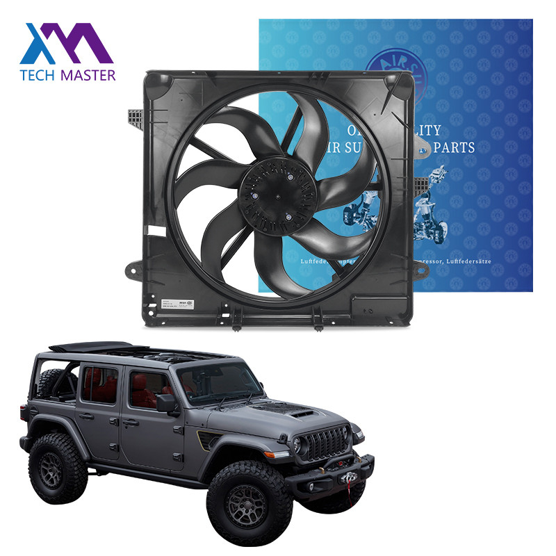 Sistem pendinginan mesin mobil suku cadang ventilator radiator mesin mobil untuk Jeep Wrangler 68211602ABD 2010-2017