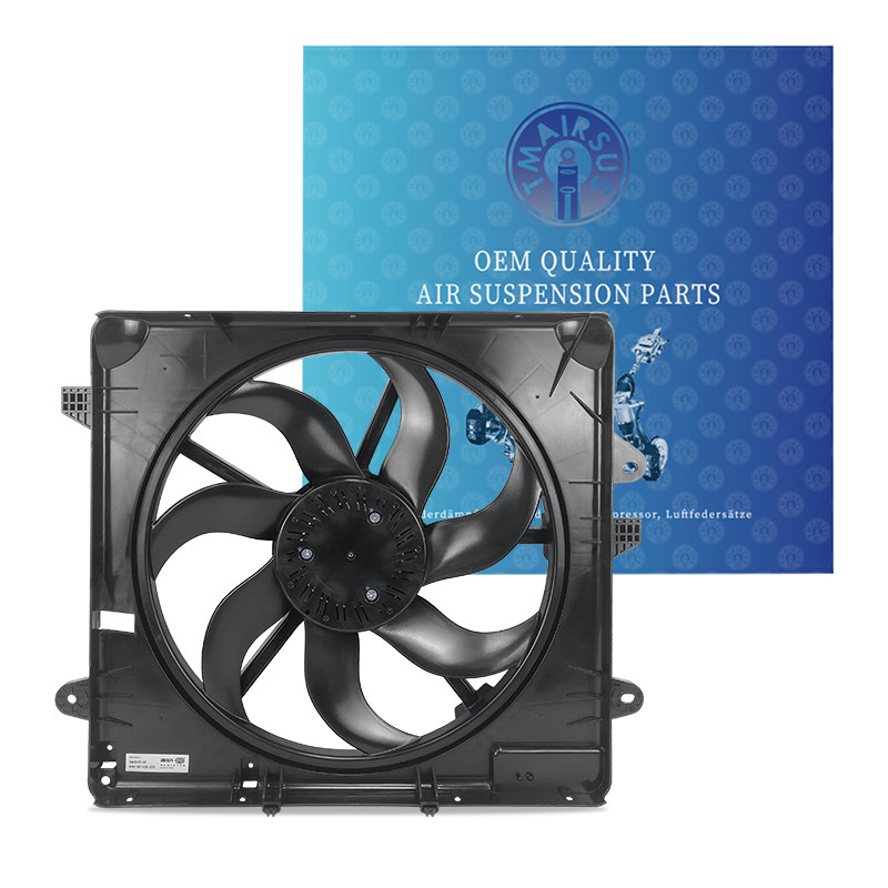 Plastik Cooling Radiator Fan Assembly Untuk Jeep Wrangler Bagian Sistem Pendingin Mesin Mobil 68211602ABD