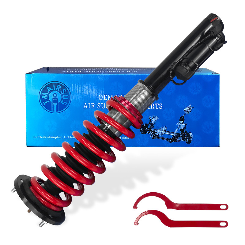 Lokasi depan pada kendaraan Mercedes W220 Kelas S Air To Coil Spring Conversion Kit Shock Absorber